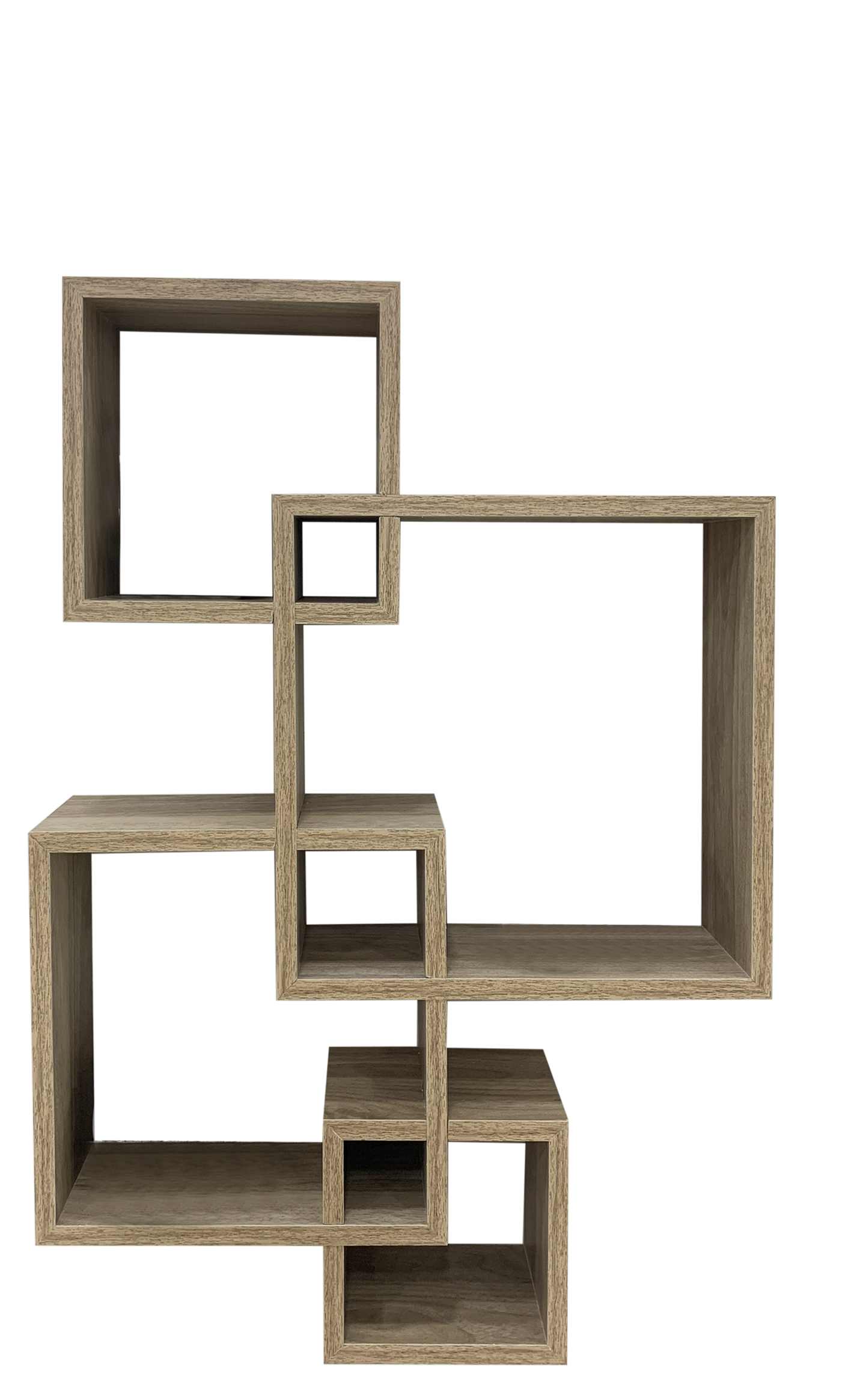 Cube Intersecting floating shelves